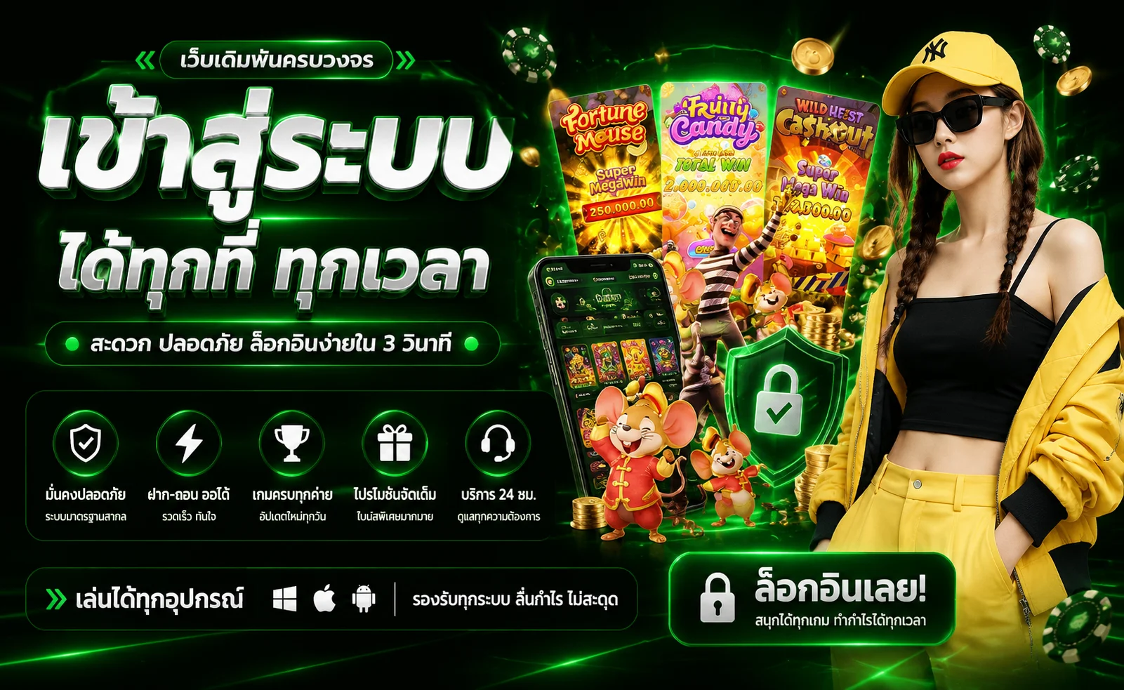 หน้าจอเข้าสู่ระบบ SPEZ666 ปลอดภัยด้วย SSL